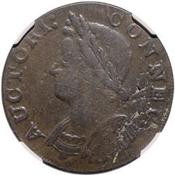 1786 Connecticut Copper Miller 5.8-H.2 NGC Certified Very Fine-35 Rarity-5+