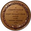 Image 2 : Gem UNC. 1860-Dated First Japanese Embassy U.S. Mint Medal Bronzed Julian CM-23