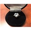 Image 2 : 1.4CT BLUE TOPAZ & DIAMOND RING HEART CUT LIVELY SKY BLUE 2 DIAMONDS INCLUDES $300 CERTIFICATE