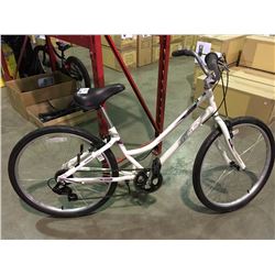 HUFFY GRANITE 18 SPEED LADIES BIKE - WHITE & PURPLE