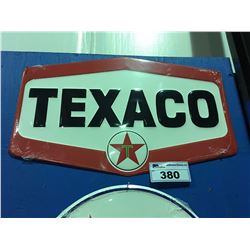 TEXACO' 23.5  X 14.5  NOSTALGIC TIN SIGN