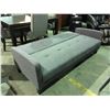 Image 2 : GREY UPHOLSTERED KLIK-KLAK CONVERTIBLE SLEEPER SOFA