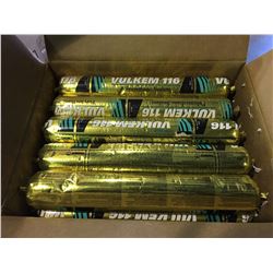 1 CASE OF 15 TUBES OF VULKEM 116 LIMESTONE POLYURETHANE SEALANT