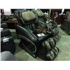 Image 2 : OSAKI MODEL OS4000 SMARTCHAIR ZERO GRAVITY MASSAGE CHAIR. CHOCOLATE BROWN LEATHER AND BEIGE