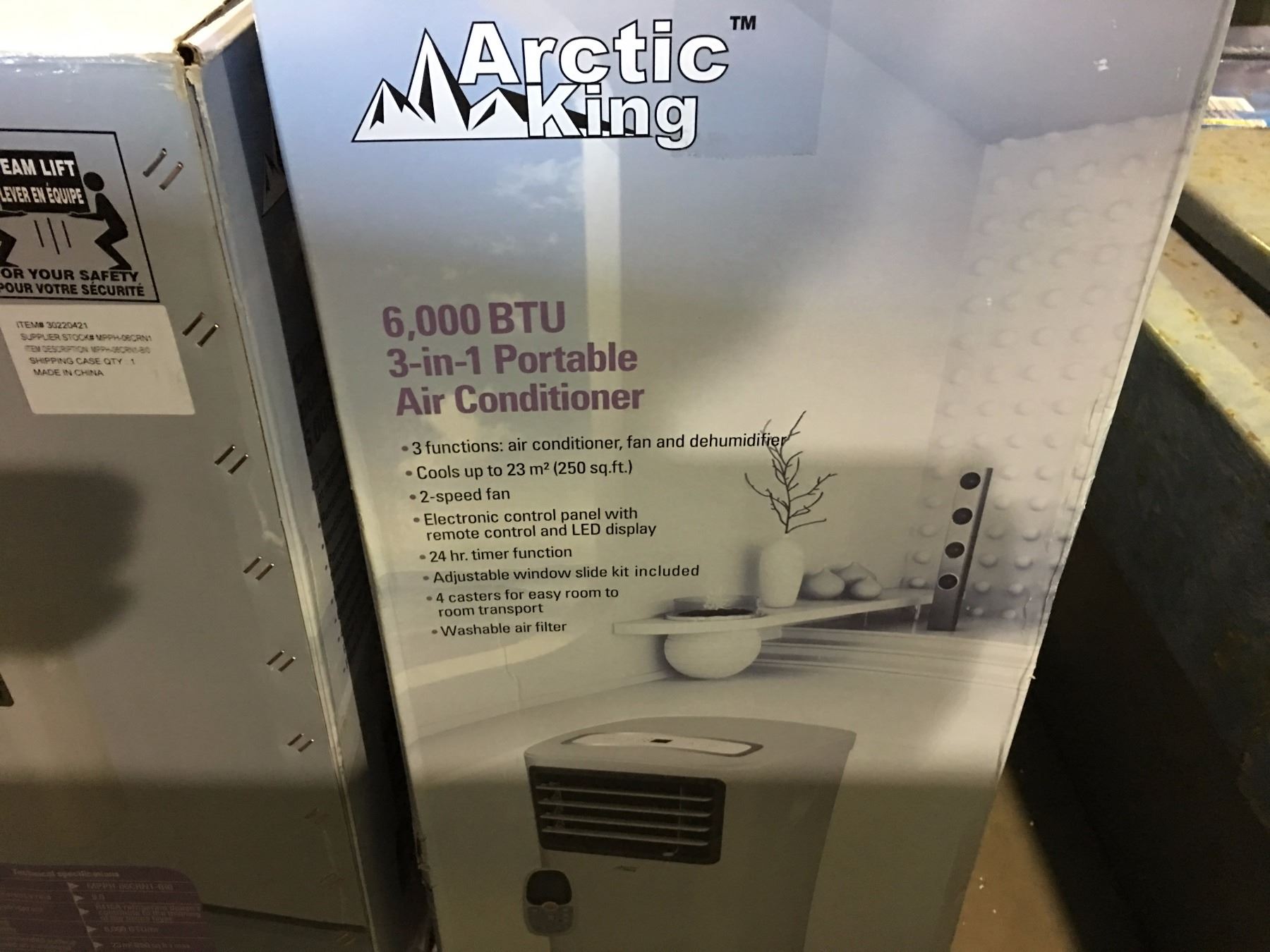 arctic king 3 in 1 portable air conditioner