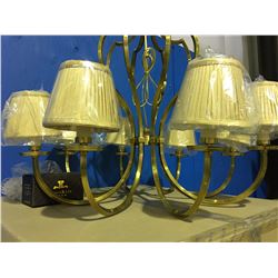 SOLID BRASS ELEGANT 8 LIGHT CHANDELIER