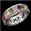 Image 2 : Natural Fancy Tourmaline Ring