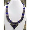 Image 1 : Tibet Hand Made Natural Coral, Lapis Lazuli Necklace