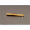 Image 1 : TIFFANY & CO. 18K YELLOW GOLD TIE BAR, formed with a gold mesh surface, in the original box, 11.1...