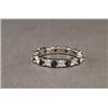 Image 1 : 18K WHITE GOLD ETERNITY BAND, set with 11 brilliant cut diamonds (approx. 1.00ct. total weight) a...