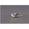 Image 1 : 18K WHITE GOLD SOLITAIRE RING, set with a European cut diamond (approx. 1.52ct.),, 3.2 grams...