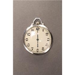 DUZIN OPENFACE DRESS POCKETWATCH, 17 jewel movement with 5 adjustments and micrometer regulator;...