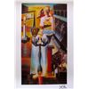Image 1 : SALVADOR DALI INVISIBLE MAN Plate Signed Limited Edition Lithograph W/COA 27.5"X19.5"