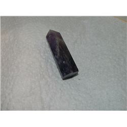 HEALING STONE -  ~ 25GMS - GENUINE AMETHYST HEALING STONE - APPROX. 120CT - 6 SIDE  2 ½"  LONG  1" W