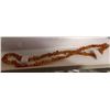 Image 1 : NECKLACE- BALTIC AMBER BALTIC AMBER GEMS TOTALLING 34CT - STERLING SILVER CLASP & FINDINGS - INCLUDE