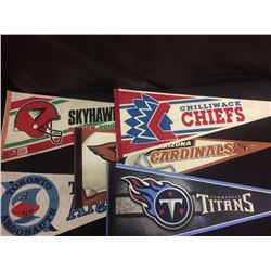 VINTAGE FOOTBALL TEAM PENNANTS