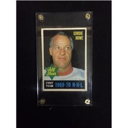 1969-70 GORDIE HOWE FIRST TEAM ALL STAR O-PEE-CHEE HOCKEY TRADING CARD