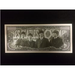 THE BEATLES FAB 4 NOVELTY MILLION DOLLAR BANK NOTE