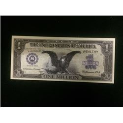 USA ONE MILLION DOLLAR NOVELTY BILL