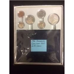 1986 CANADIAN SPECIMEN COIN SET W/ CASE