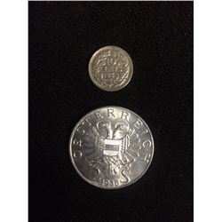 VINTAGE BRITISH SILVER COINS