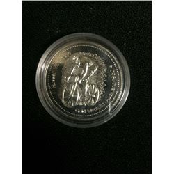 COMMEMORATIVE COOMONWEALTH GAMES UNCIRCULATED SILVER COIN