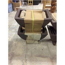 LARGE OUTDOOR CLAY PLANTERS
