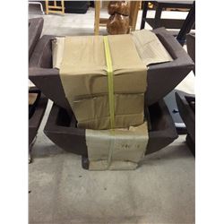 LARGE OUTDOOR CLAY PLANTERS