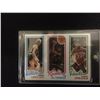 Image 1 : 1980 LARRY BIRD TRIPLE ROOKIE CARD