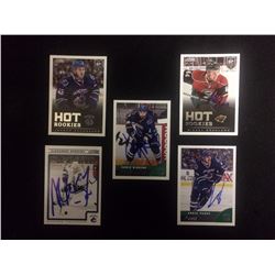 AUTOGRAPHED SCORE HOCKEY ROOKIE TRADING CARDS