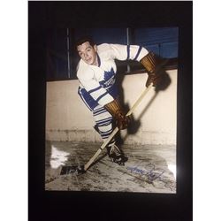 AUTOGRAPHED HOWIE MEEKER 8" X 10" PHOTO TORONTO MAPLE LEAFS