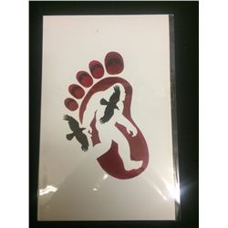 SIGNED NATIVE ART PRINT BY HUBERT BILLY