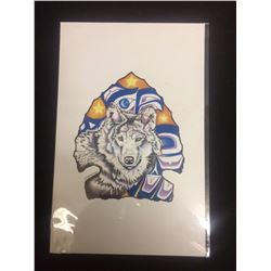 2014 SIGNED NATIVE ART PRINT BY HUBERT BILLY