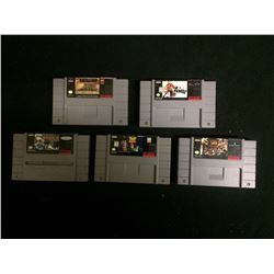SUPER NINTENDO VIDEO GAME LOT
