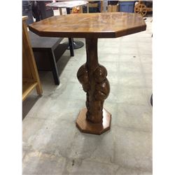 LARGE WOODEN CHESS TABLE