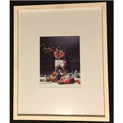 AUTOGRAPHED FRAMED MUHAMMAD ALI 8" X 10" PHOTO