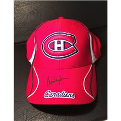 AUTOGRAPHED KEN DRYDEN BASEBALL CAP MONTREAL CANADIANS