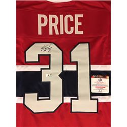 AUTOGRAPHED CAREY PRICE HOCKEY JERSEY W/ COA MONTREAL CANADIANS