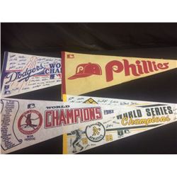 MLB BASEBALL PENNANT LOT