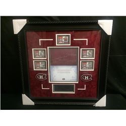 2009 MONTREAL CANADIANS HAND SIGNED CHRISTMAS CARD