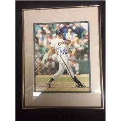 SIGNED FRAMED WILL CLARK PHOTO SAN FRANCISCO GIANTS