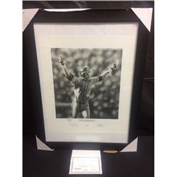 AUTOGRAPHED ROBERTO ALOMAR ARTIST DRAWING "THE COMEBACK" GAME 4 ALCS 1992