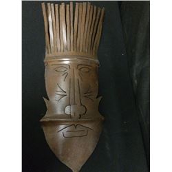NATIVE ART TIN METAL MASK