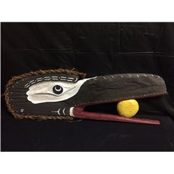 2015 SIGNED NATIVE ART WOOD CARVING "RAVEN BRINGS LIGHT" BY CLAYTON CARL