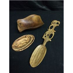 NATIVE WOODEN ART LOT