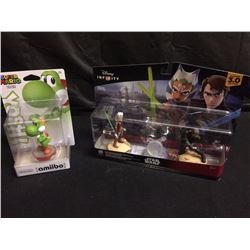 STAR WARS TWILIGHT OF THE REPUBLIC ACTION FIGURE SET & YOSHI FIGURE IN BOX