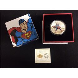 ROYAL CANADIAN MINT 2016 20 DOLLAR FINE SILVER COIN DC COMICS ORIGINALS THE MAN OF STEEL