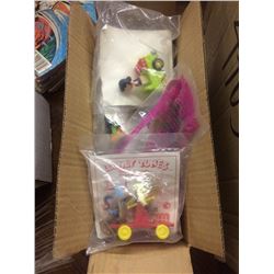BOX OF UNOPENED MCDONALDS TOYS