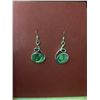 Image 1 : 925 SILVER AND BLACK OPAL EARRINGS