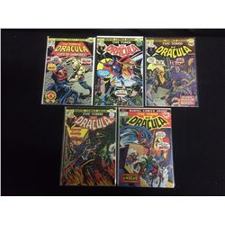 MARVEL COMICS DRACULA COMIC BOOK LOT